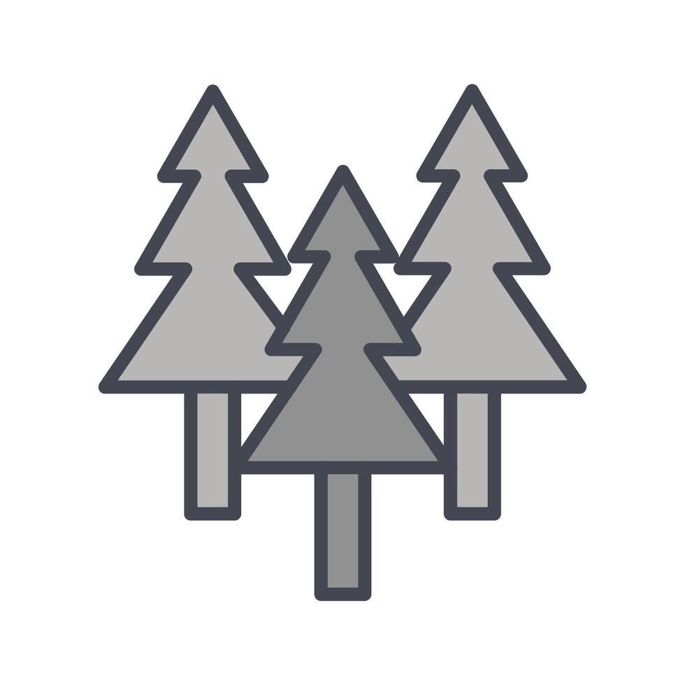 Evergreen Tree Icon Design vector