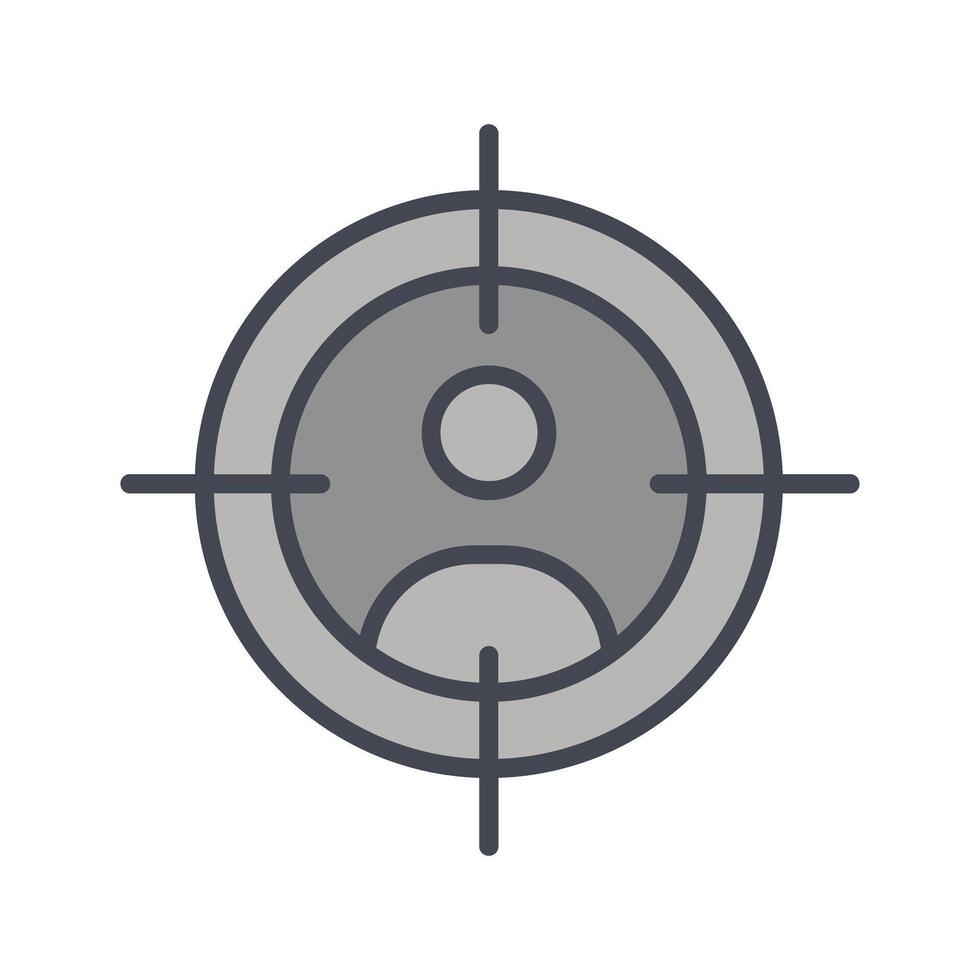 Target Audience Icon Design vector