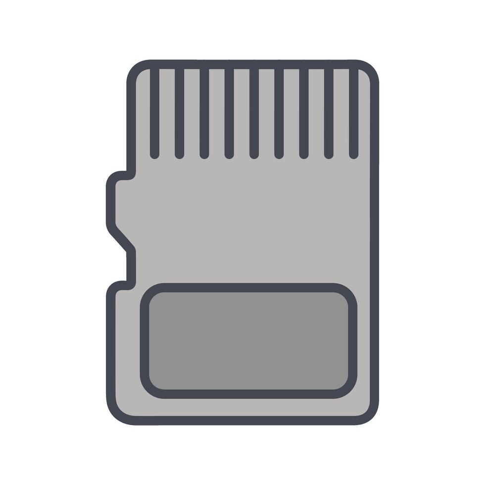 Memory Cards Icon Design vector