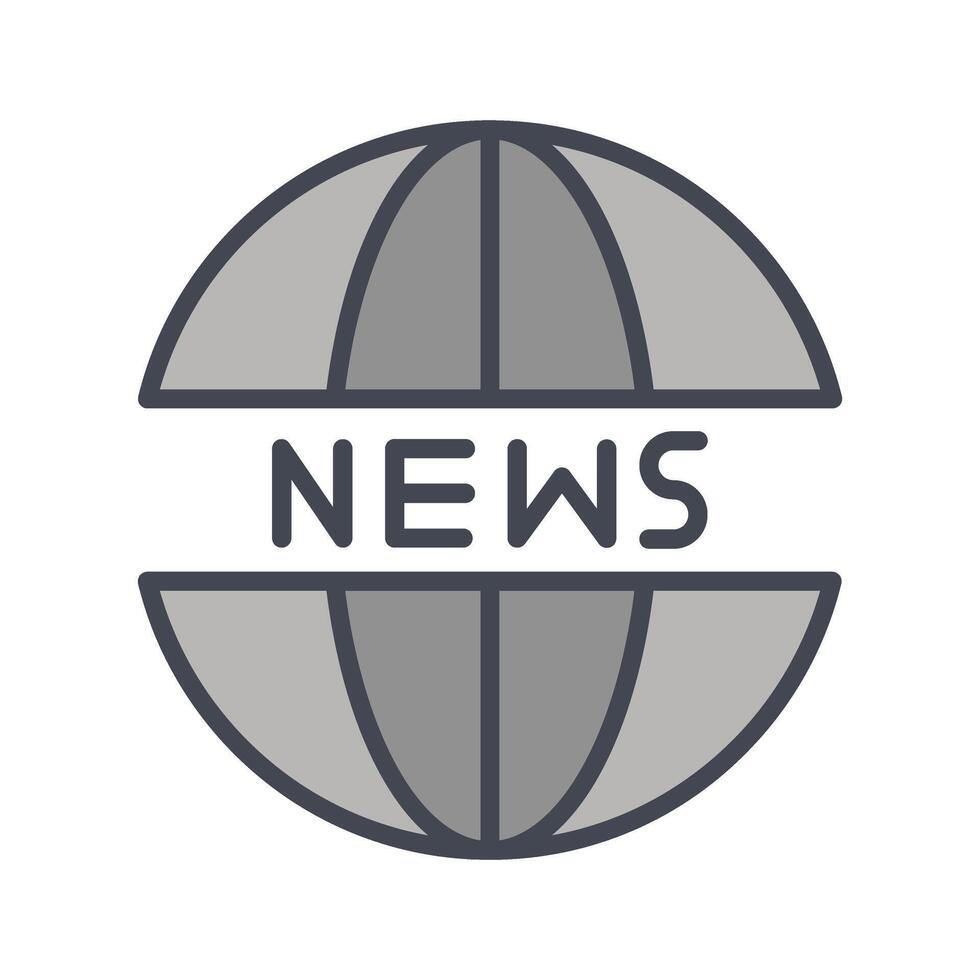 News Website Icon Design vector