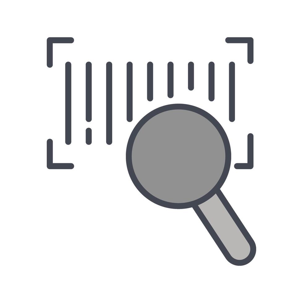 Barcode Database Icon Design vector