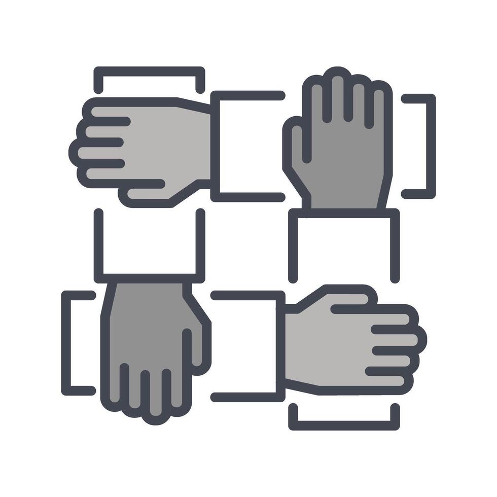 Teamwork Icon Design vector