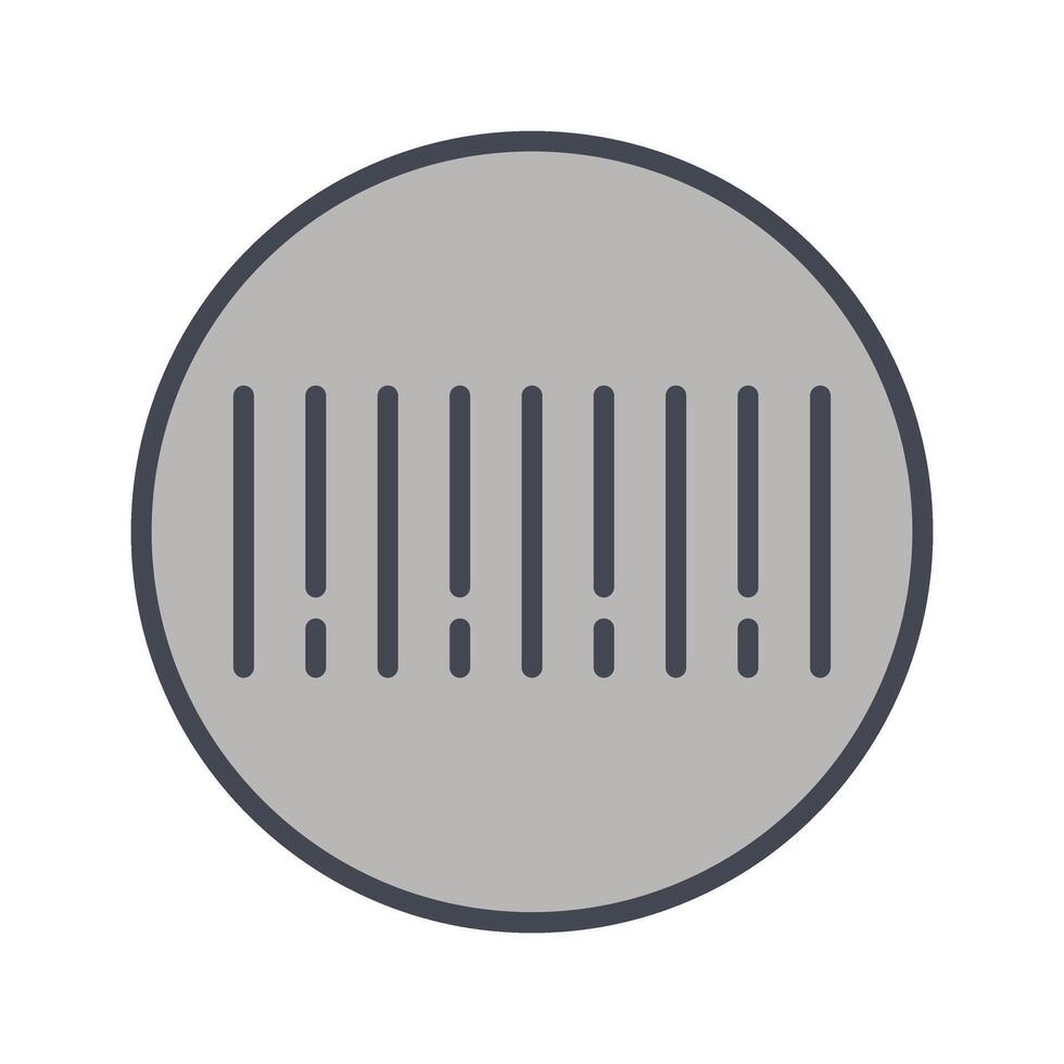 Barcode Sticker Icon Design vector
