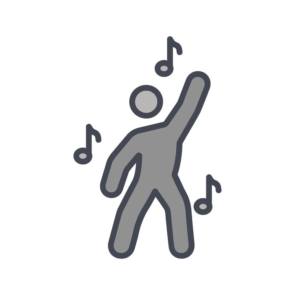 Music and Dance Icon Design vector