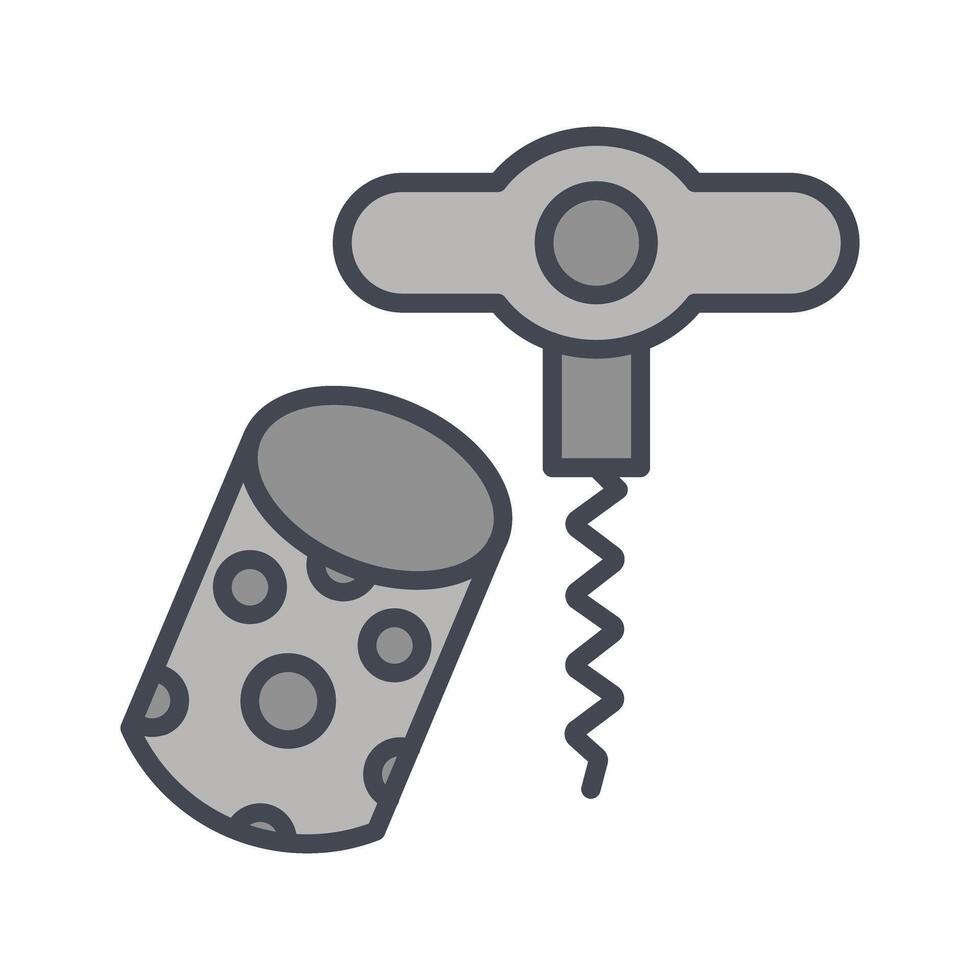 Wine Cork Icon Design vector
