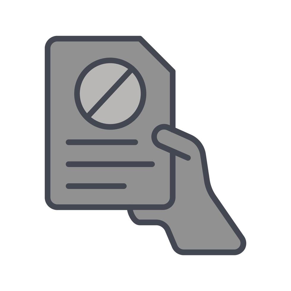 Resignation Icon Design vector