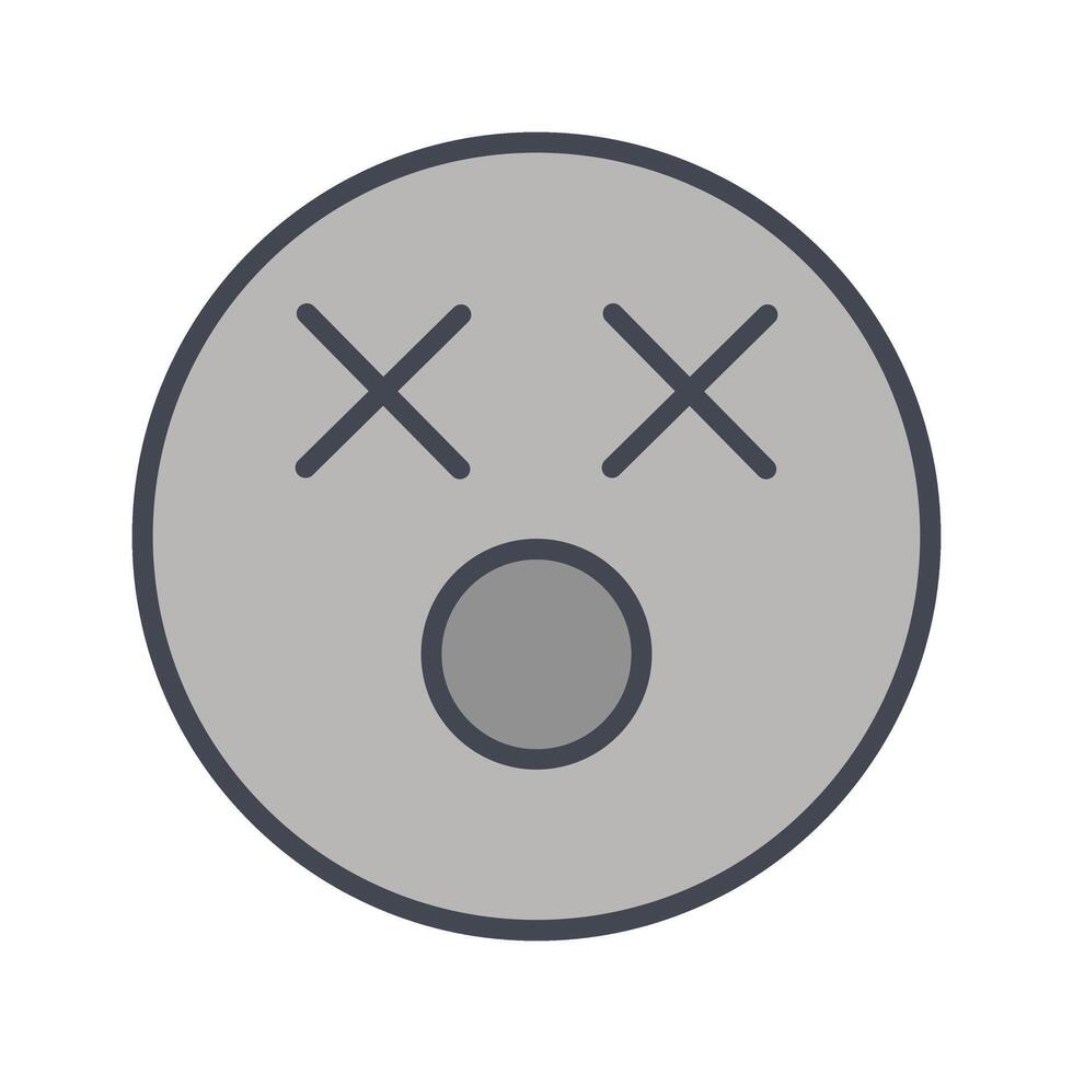 Dizzy Face Icon Design vector