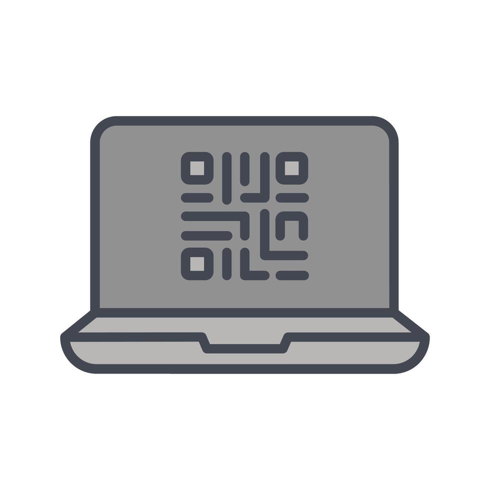 QR Code Scanner App Icon Design vector