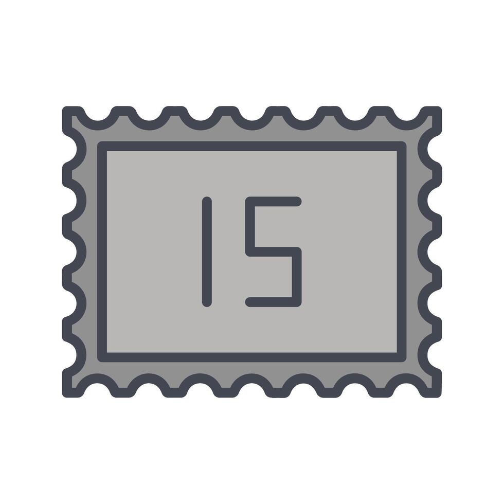 Postage Due Icon Design vector