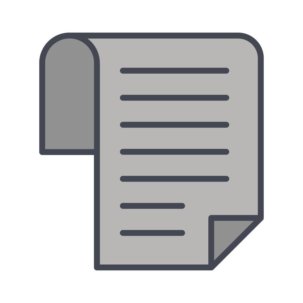 Document Icon Design vector