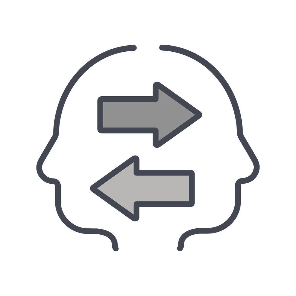 Knowledge Sharing Icon Design vector