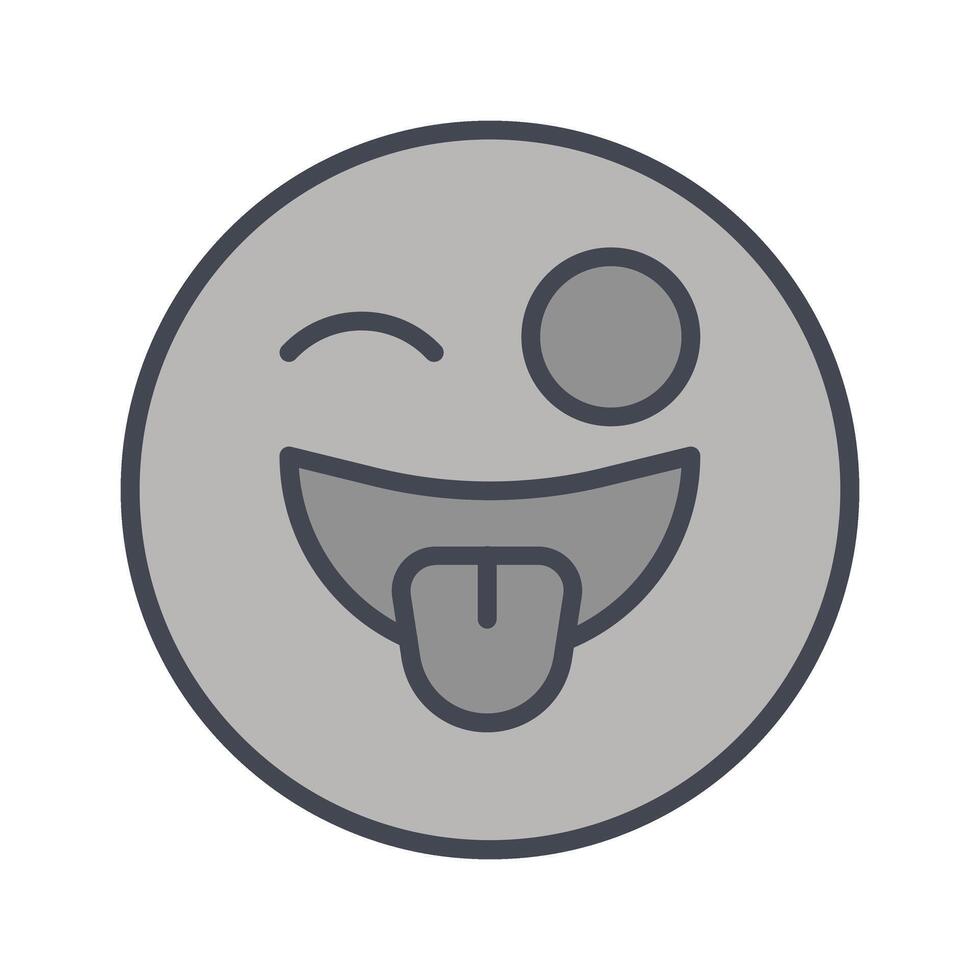 Zany Face Icon Design vector