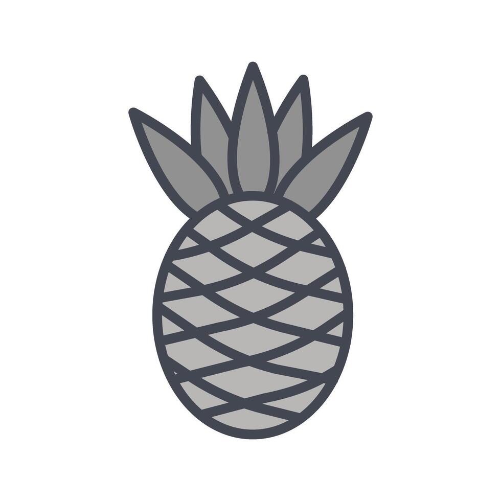Pineapple Icon Design vector