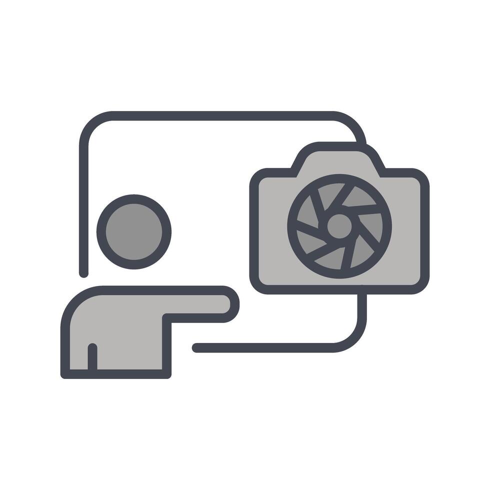 Photography Workshops Icon Design vector