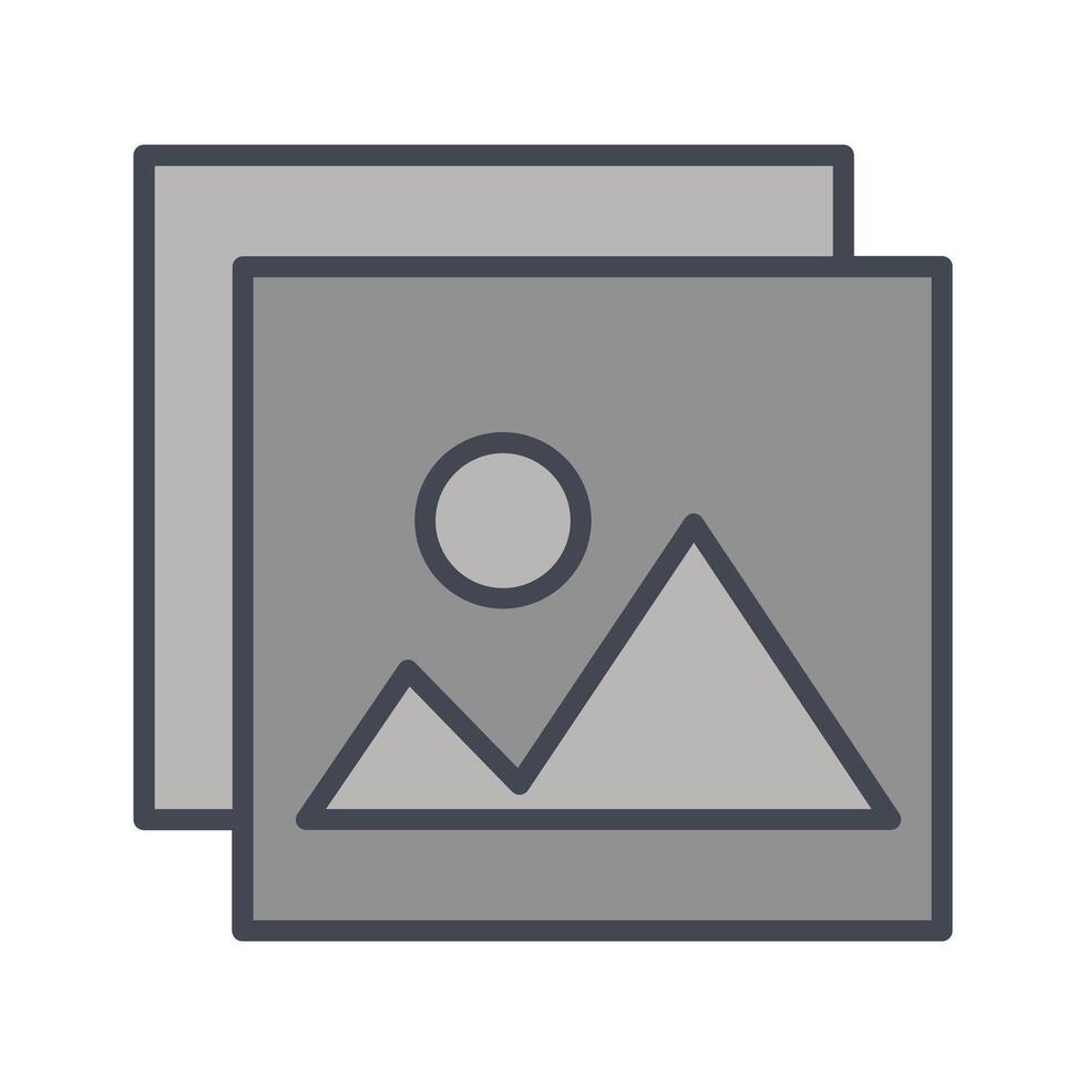 Photo Memories Icon Design vector