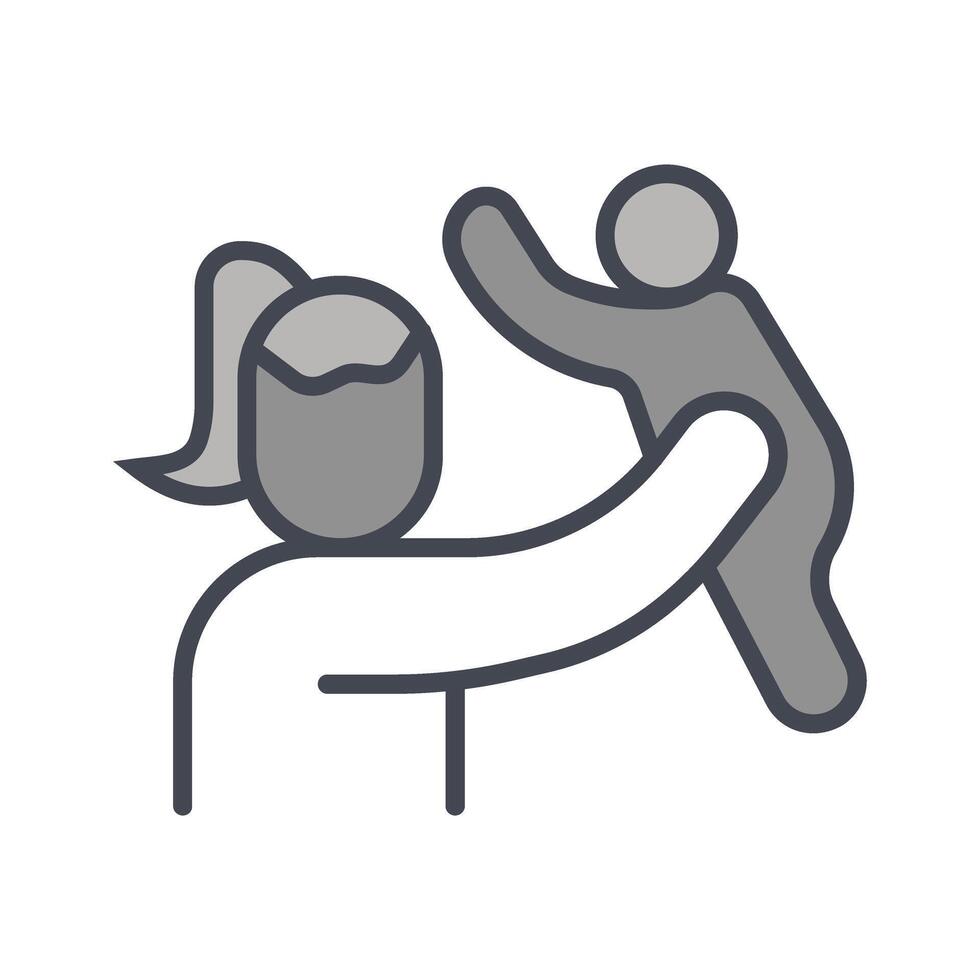 Mother and Son Icon Design vector
