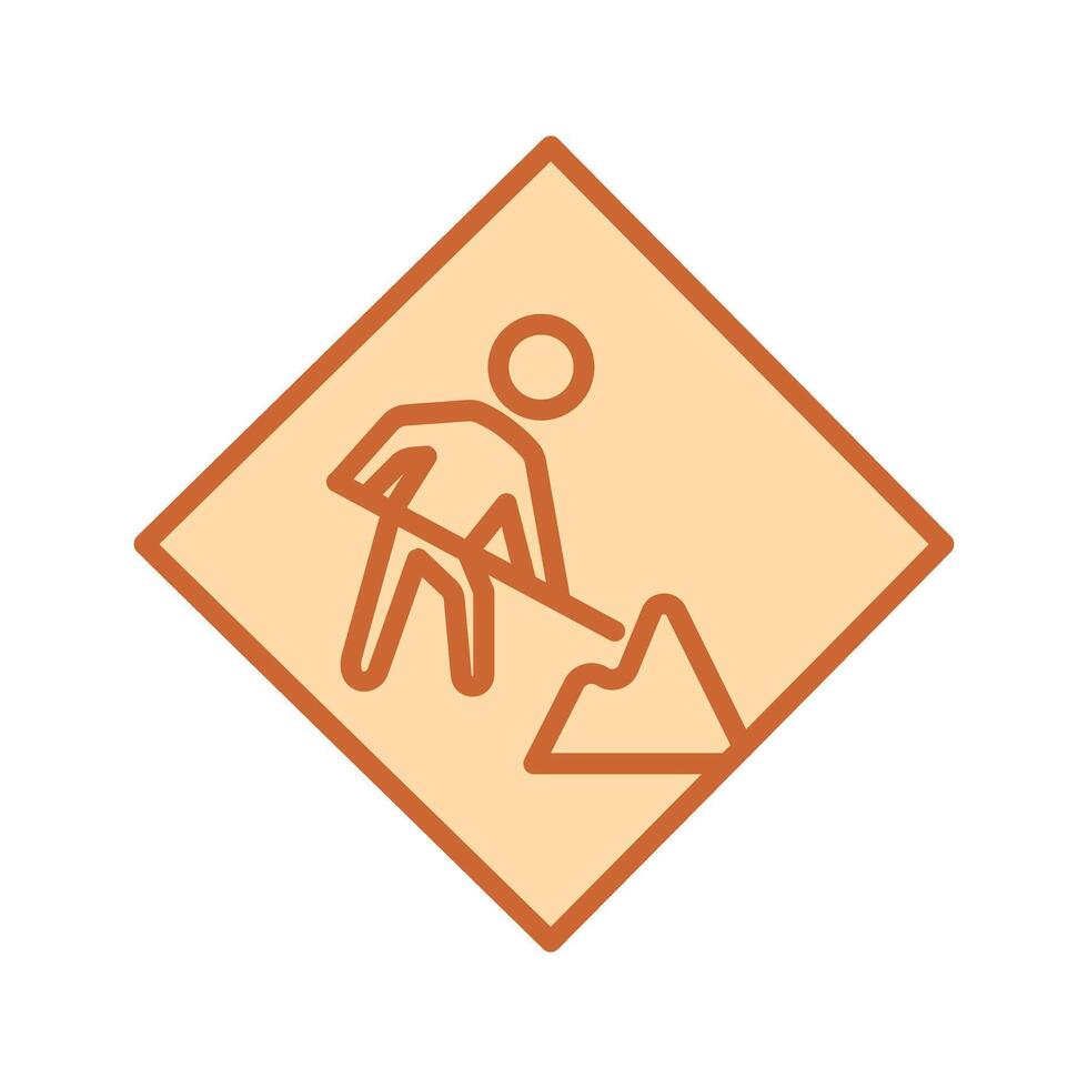 Construction Sign Icon Design vector