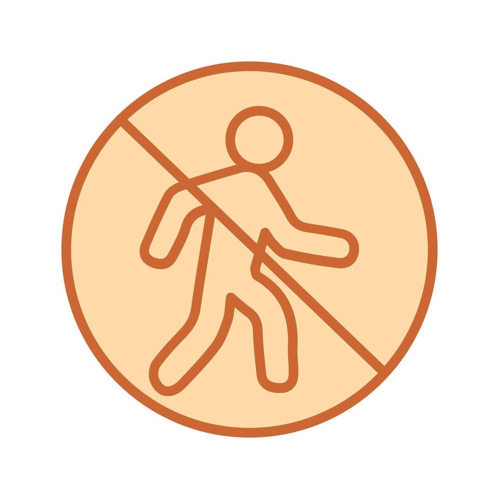 No Entry Sign Icon Design vector