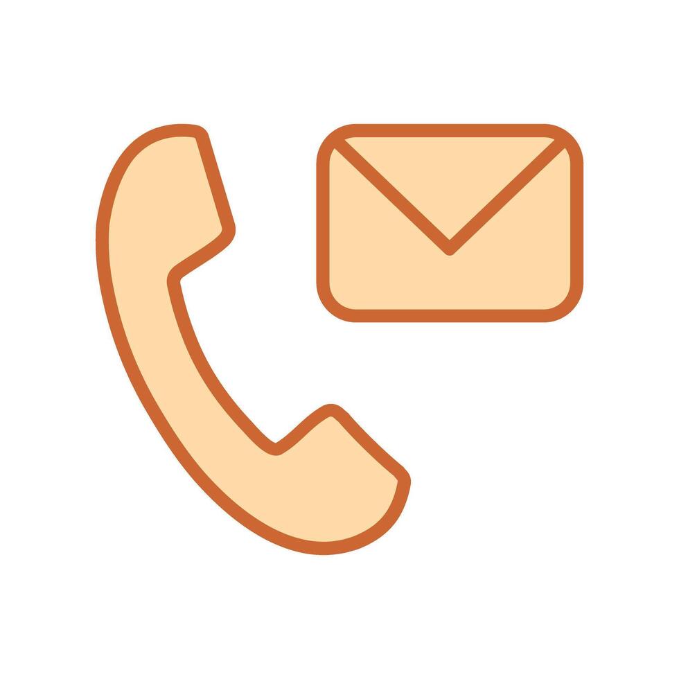 Contact Us Icon Design vector