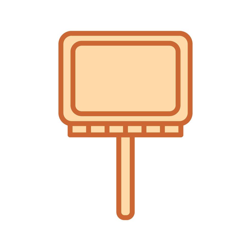 Billboard Icon Design vector