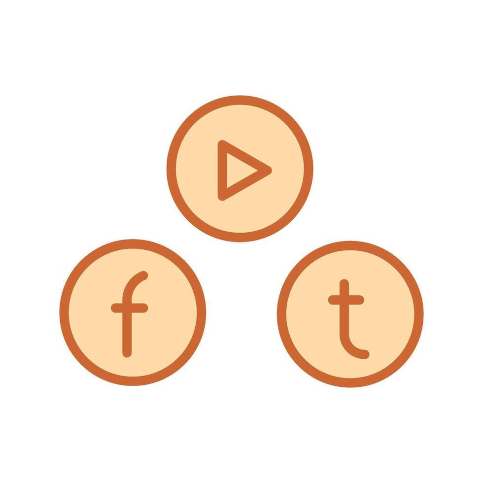 Social Media Icon Design vector