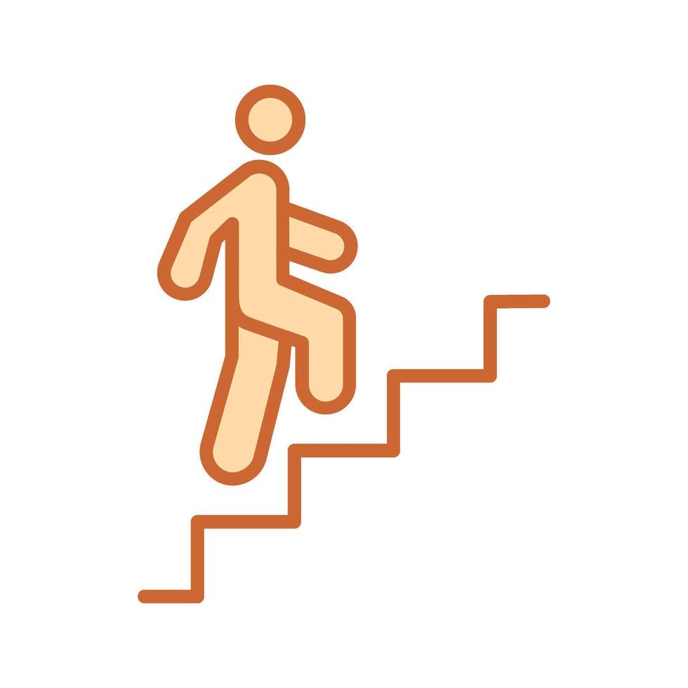 Career Ladder Icon Design vector