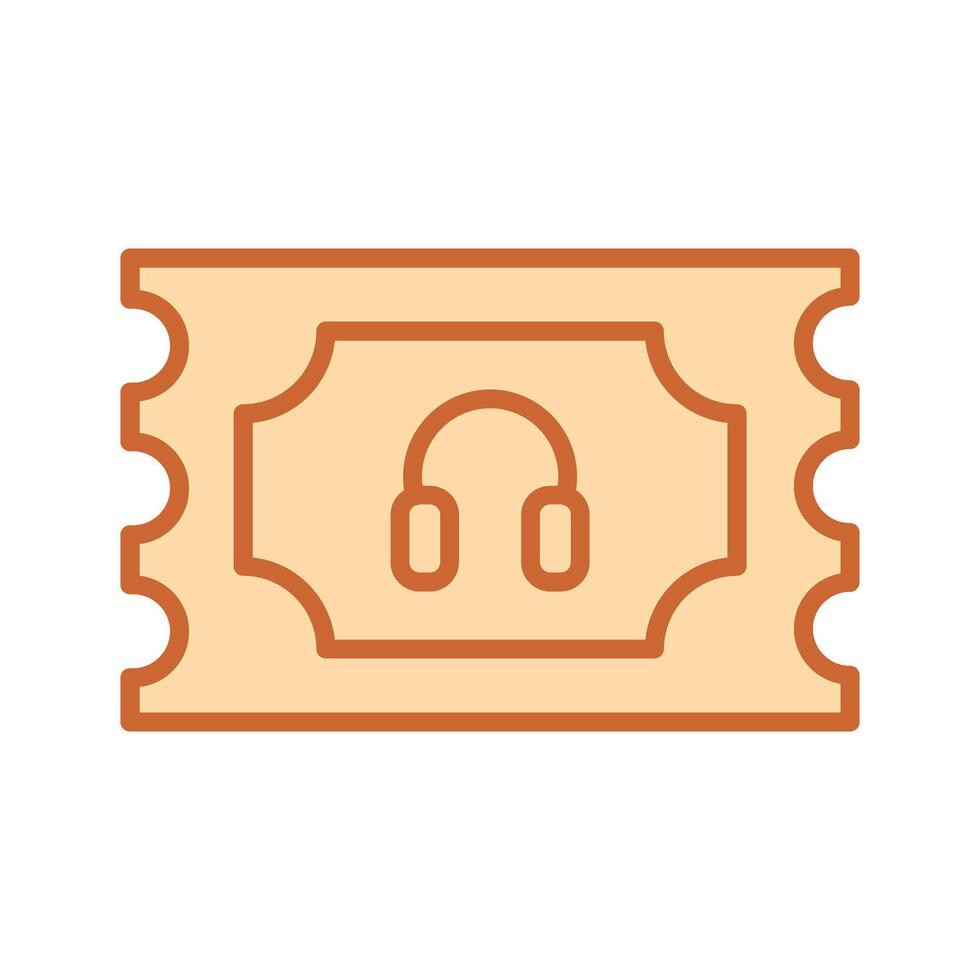 Support Ticket Icon Design vector