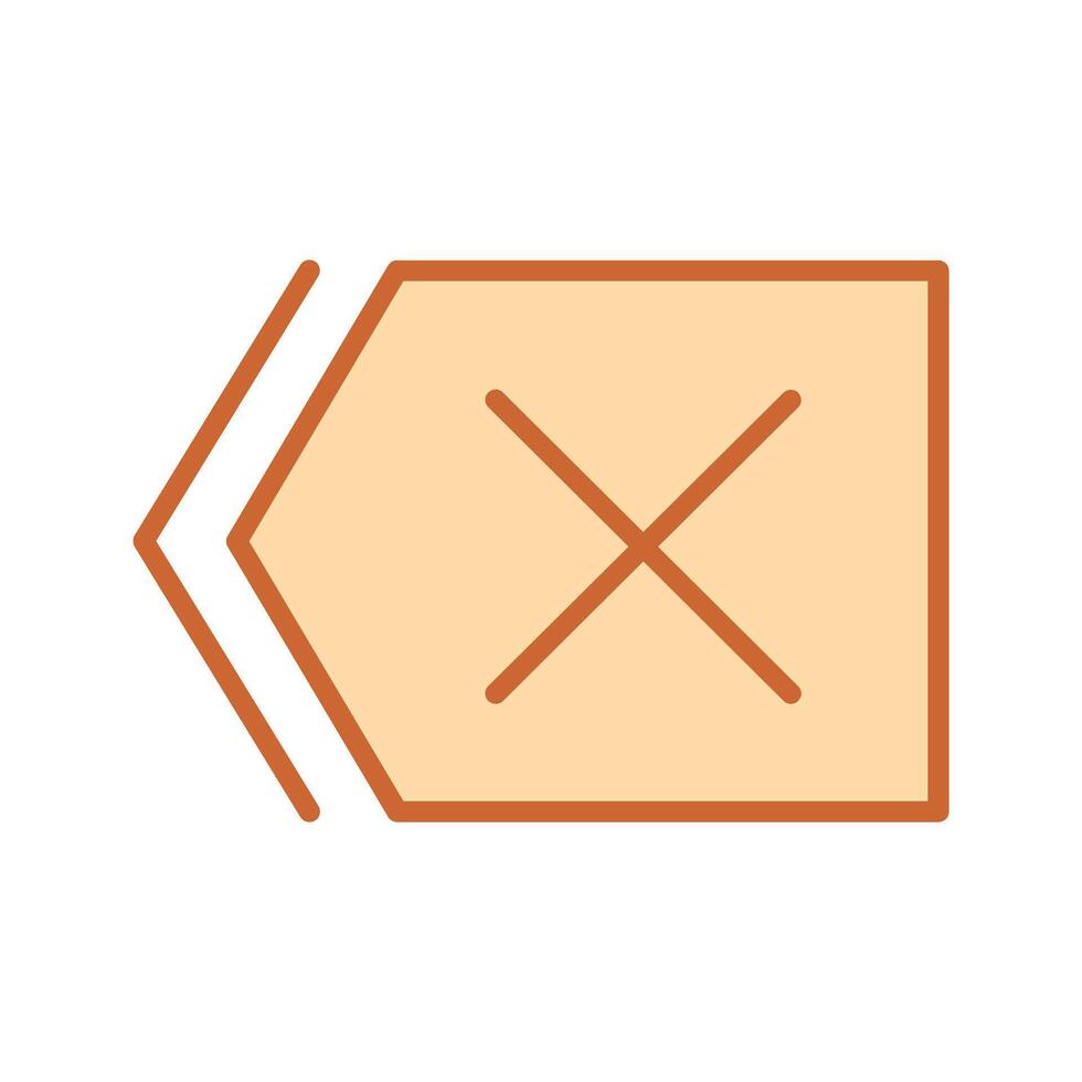 Delete Icon Design vector
