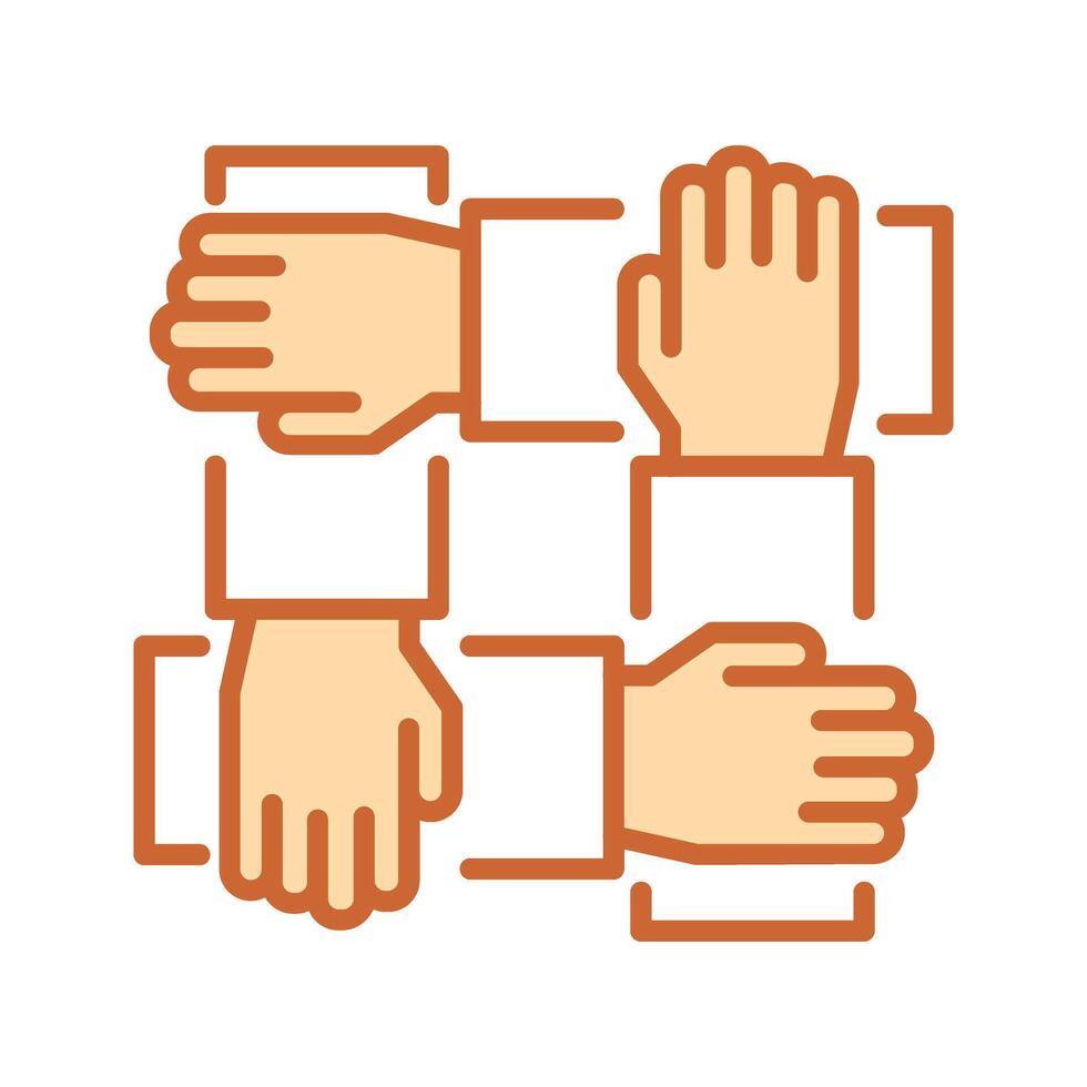 Teamwork Icon Design vector