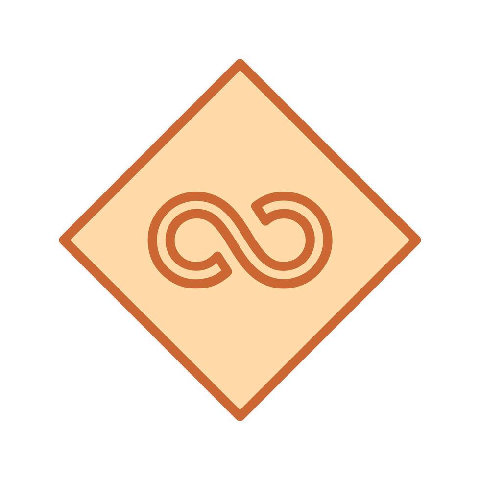 Infinity Sign Icon Design vector