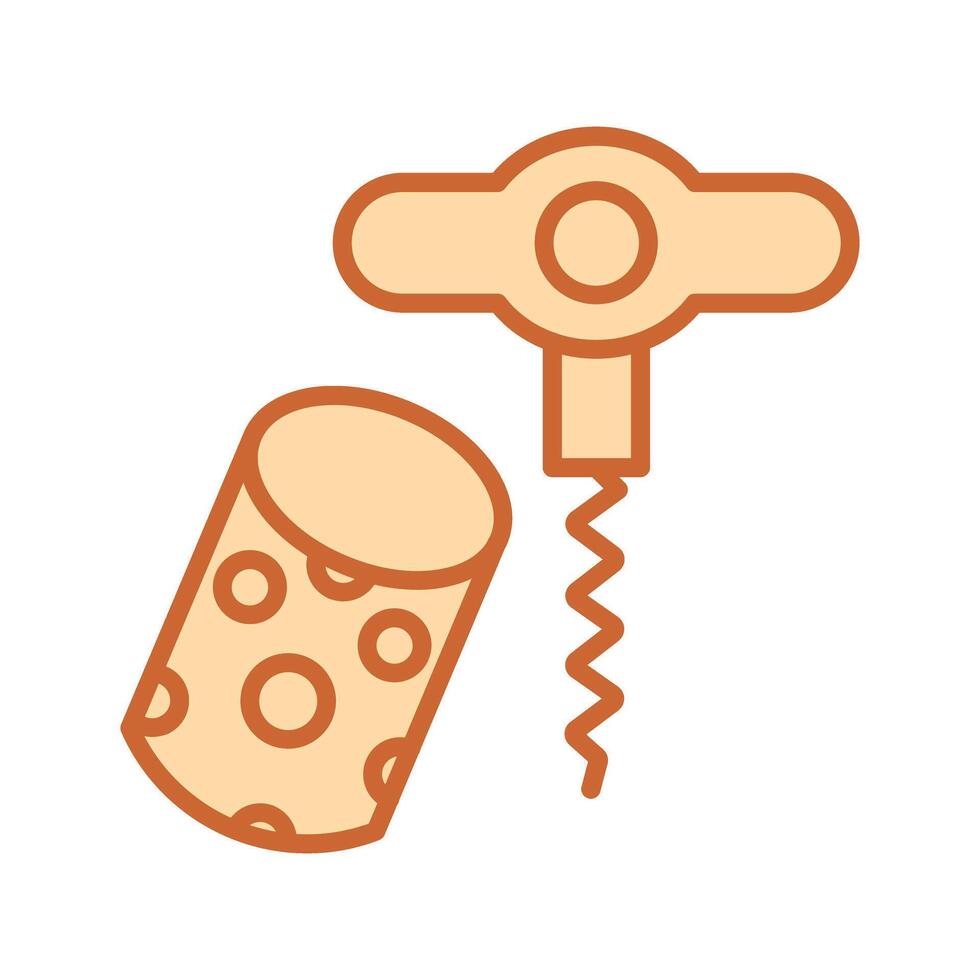 Wine Cork Icon Design vector