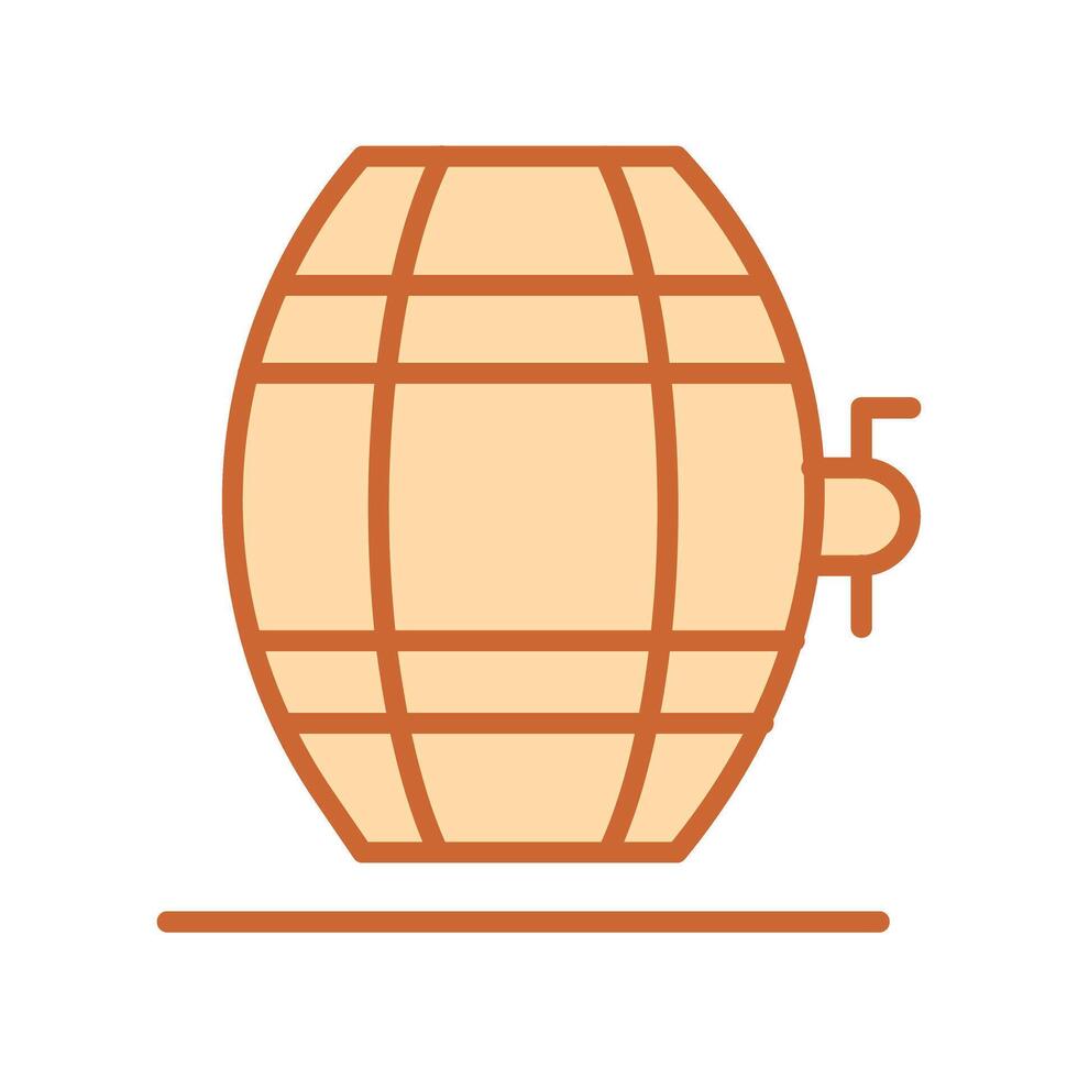 Wine Barrel Rack Icon Design vector