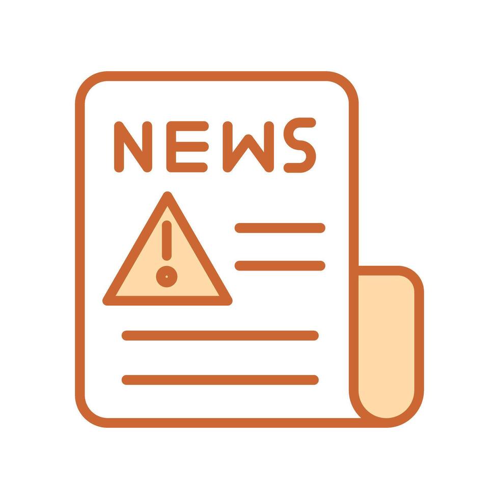 News Alert Icon Design vector