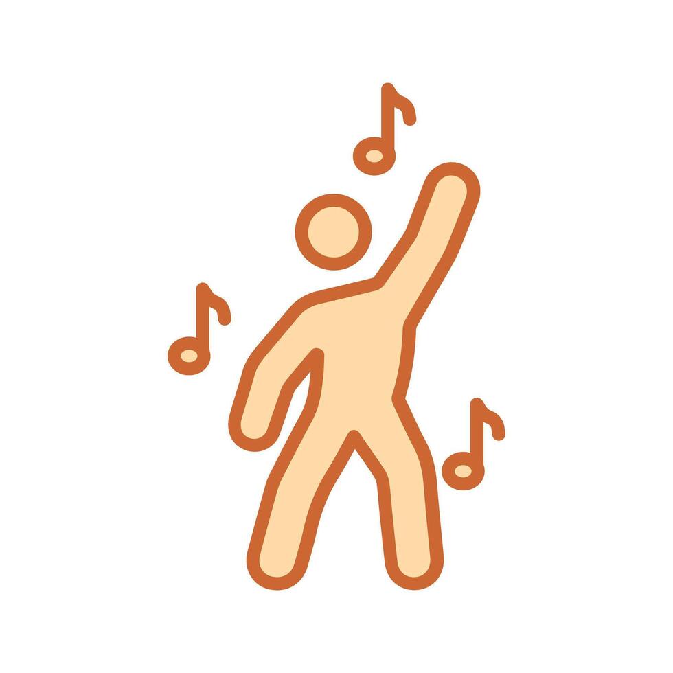Music and Dance Icon Design vector