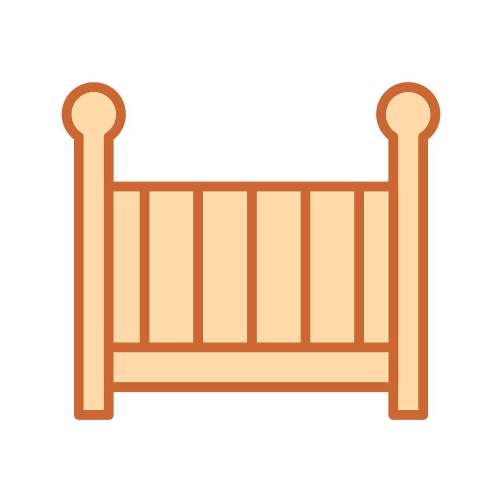 Nursery Cots Icon Design vector