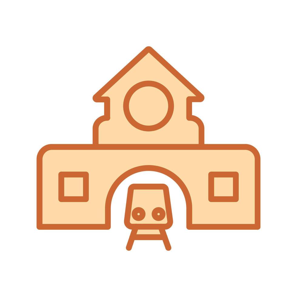 Train Station Icon Design vector