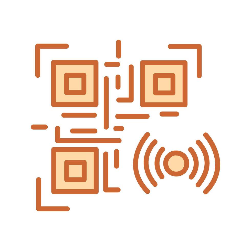37 - QR Code Wi-Fi.eps vector