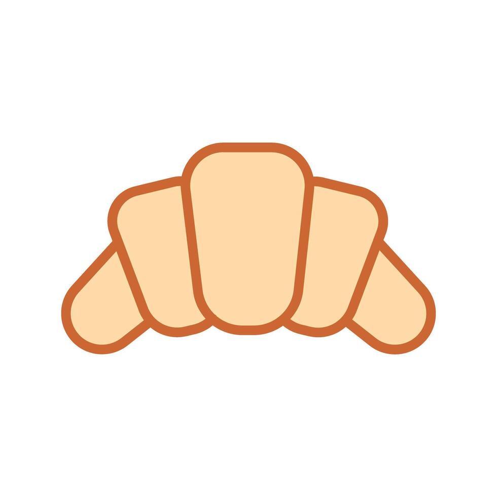 Croissant Icon Design vector