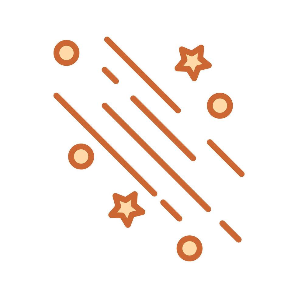 Party Streamers Icon Design vector