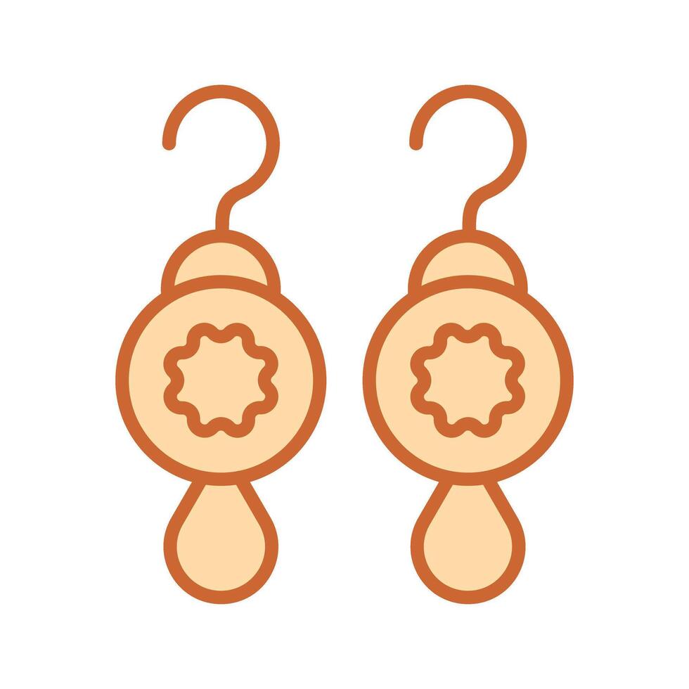 Earrings Icon Design vector