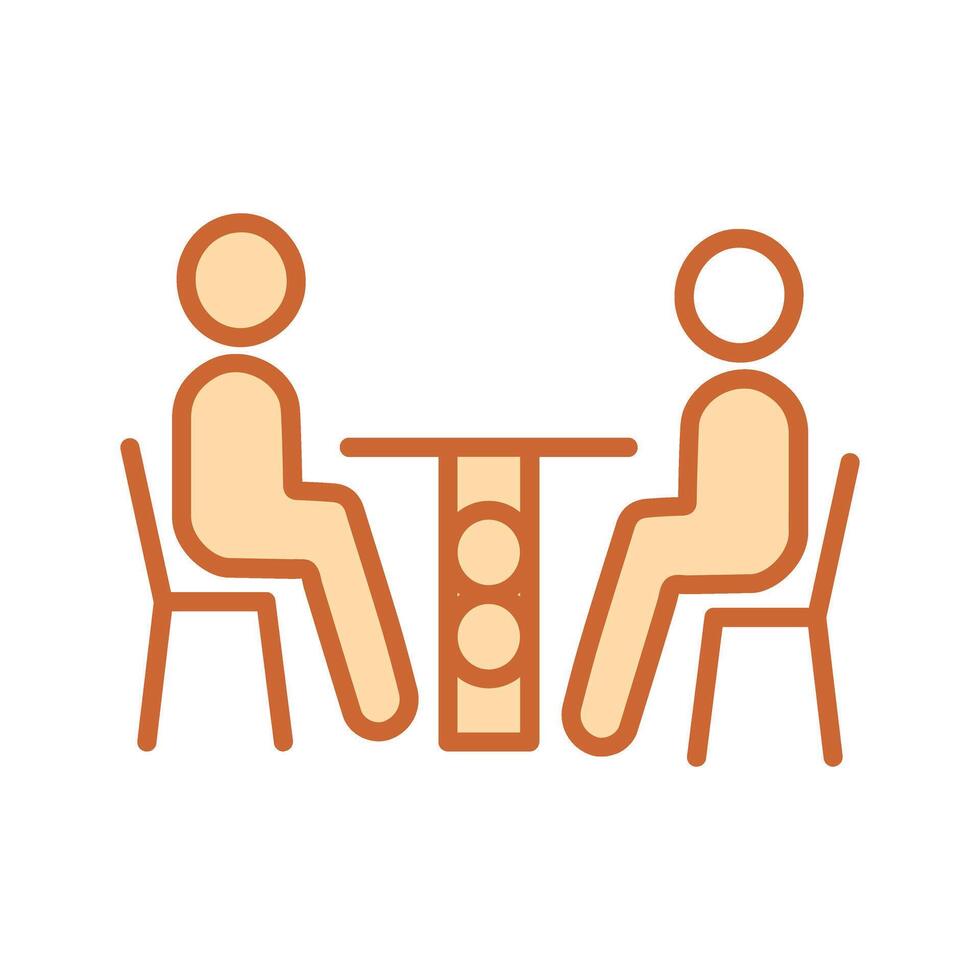Family Dinner Icon Design vector