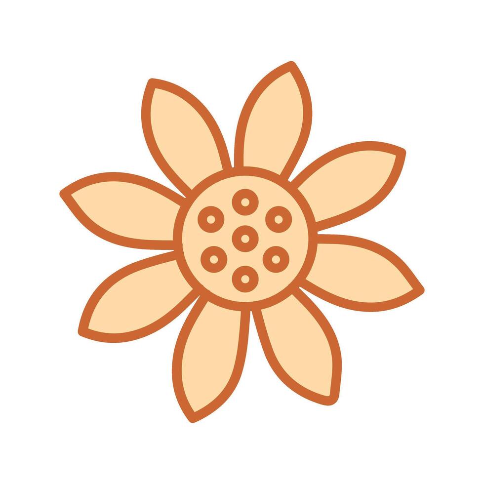 Sunflower Symbol Icon Design vector