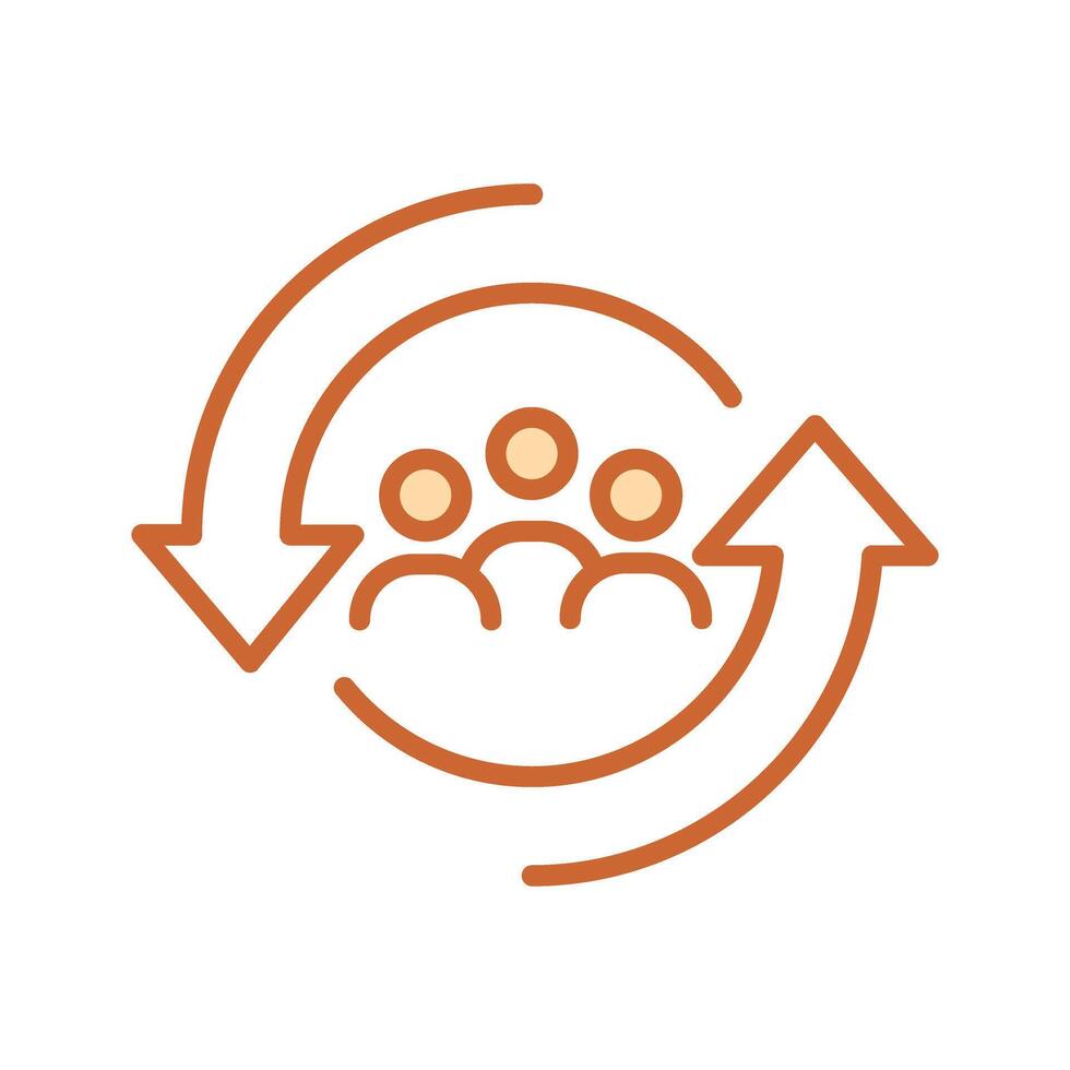 Career Change Icon Design vector