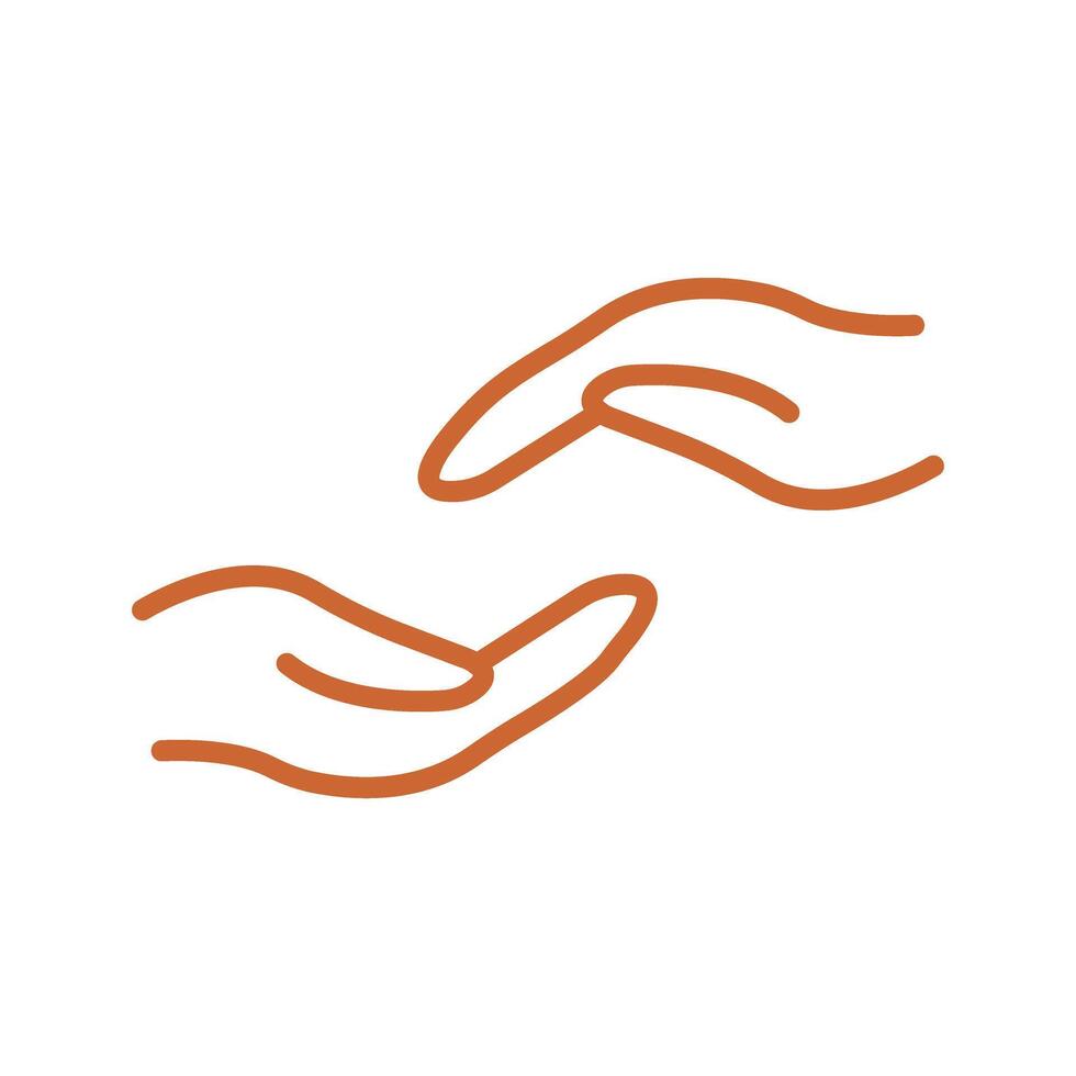 Supportive Hand Icon Design vector