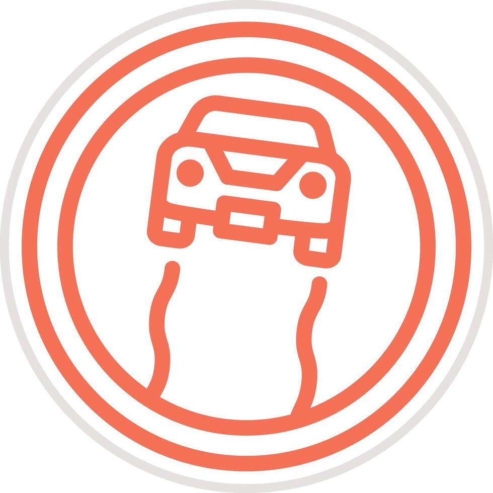 Slippery Icon Design Illustration vector