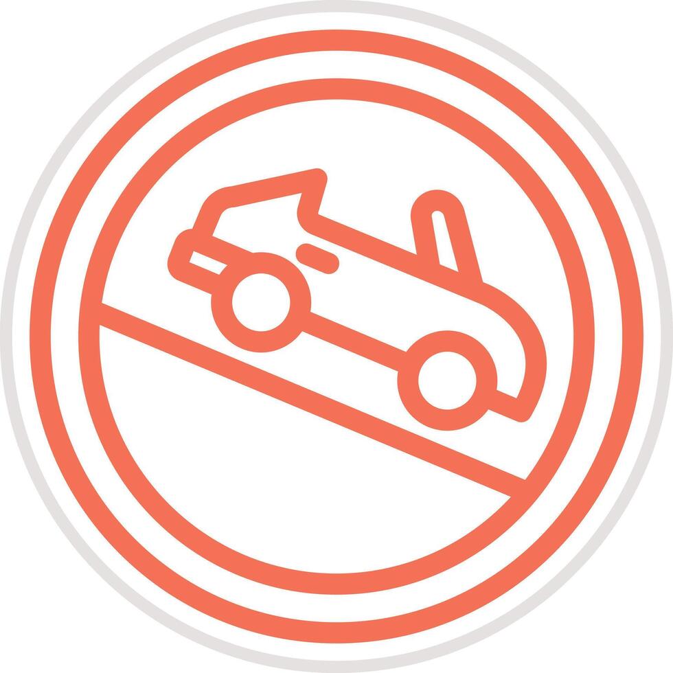 Slope Icon Design Illustration vector