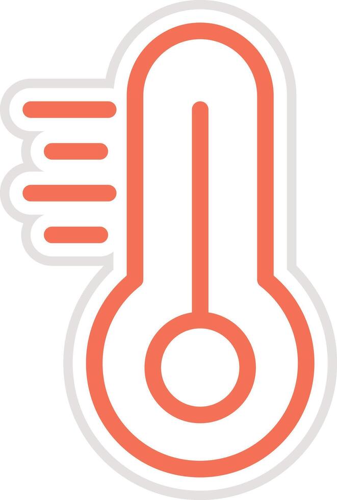 Thermometer Icon Design Illustration vector