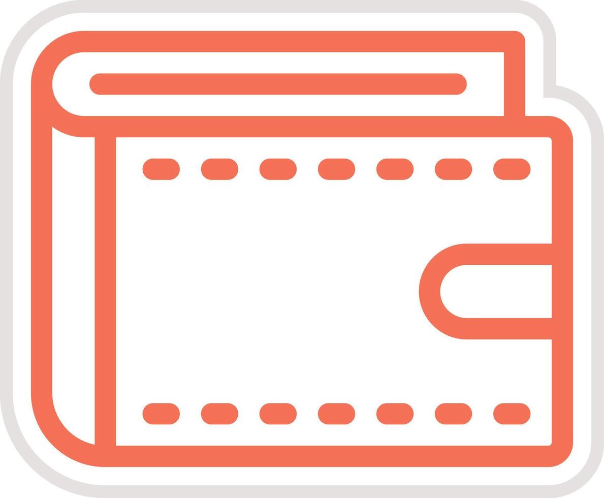 Wallet Icon Design Illustration vector