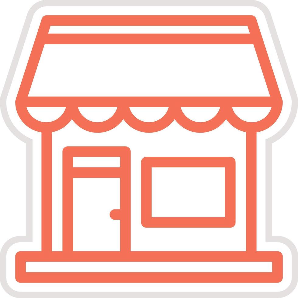 Shop Icon Design Illustration vector