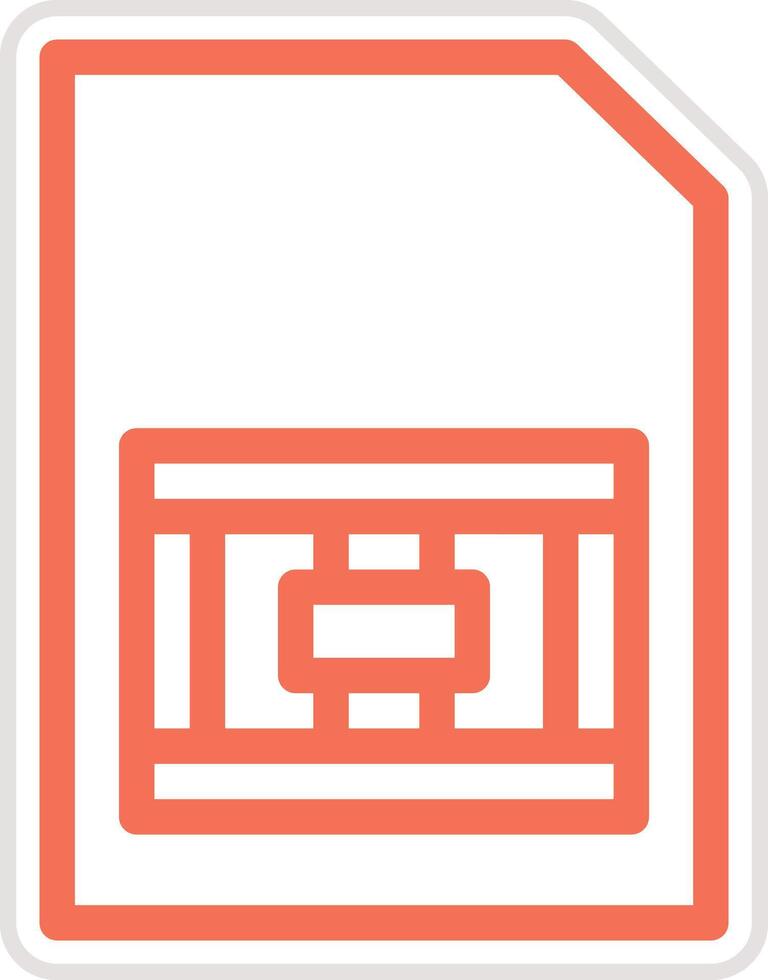 Sim Card Icon Design Illustration vector